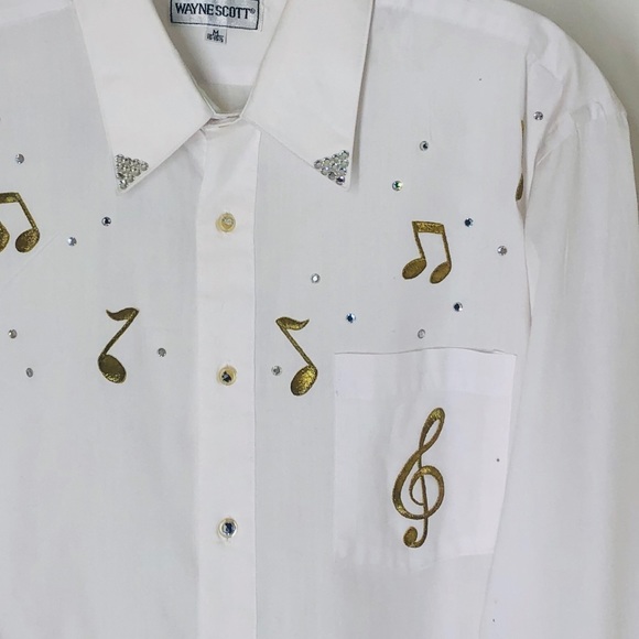 mens shirts with music notes